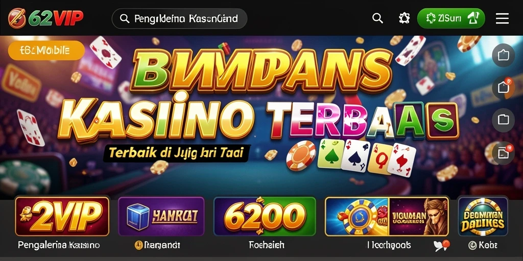 Tampilan gameplay 62VIP yang mendebarkan dan interaktif.