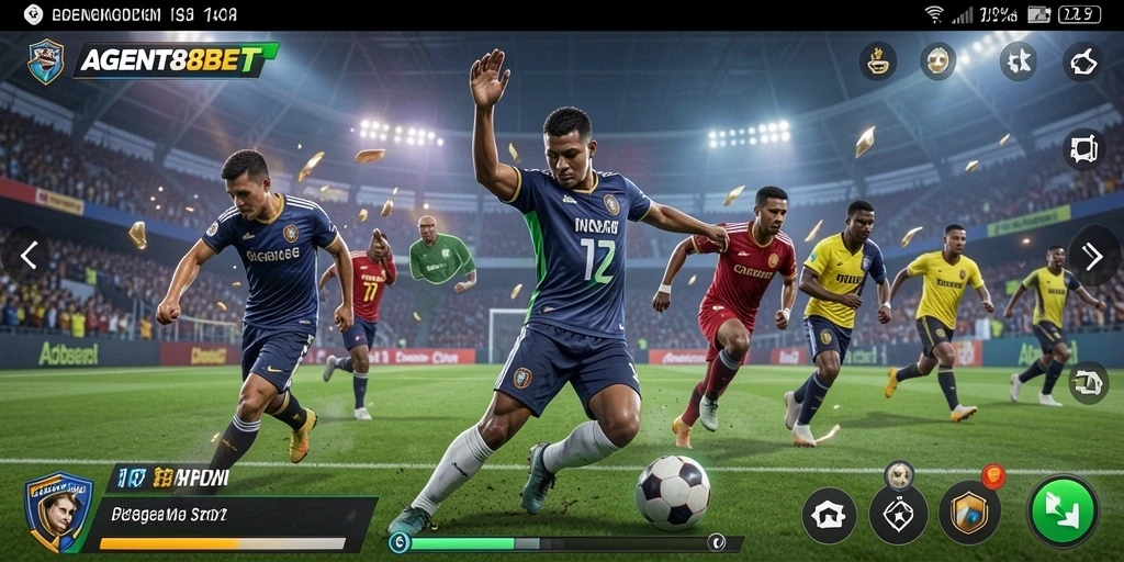 Screenshot utama gameplay AGENT88BET yang menampilkan pertandingan seru.