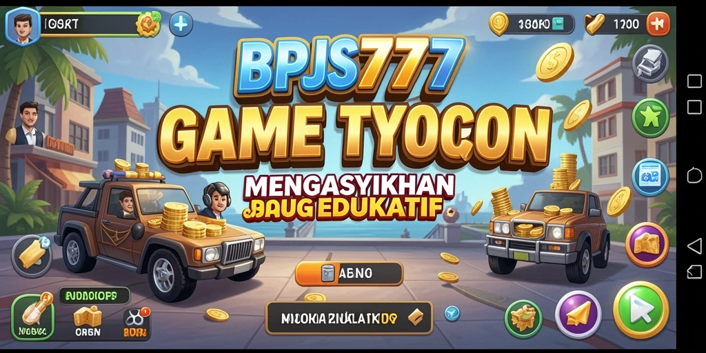 Screenshot gameplay BPJS777 yang menampilkan strategi dan pengelolaan bisnis.