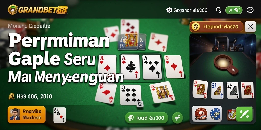 Pengalaman seru bermain Gaple di GRANDBET88.