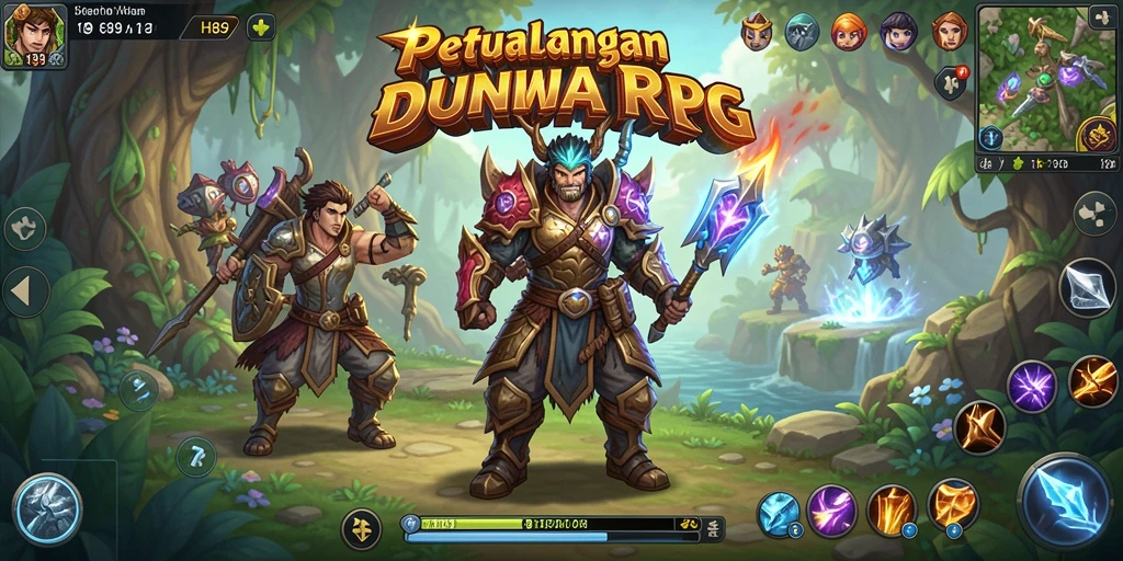 Screenshot menunjukkan gameplay seru dan pertarungan epik dalam H89.