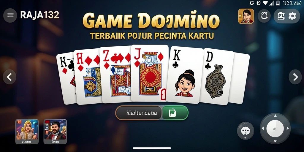 Screenshot game RAJA132 menampilkan aksi seru dalam permainan Domino.