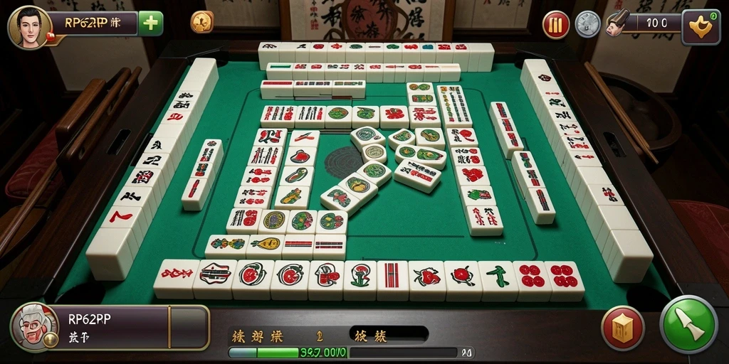 Screenshot gameplay yang menampilkan keseruan permainan Mahjong.