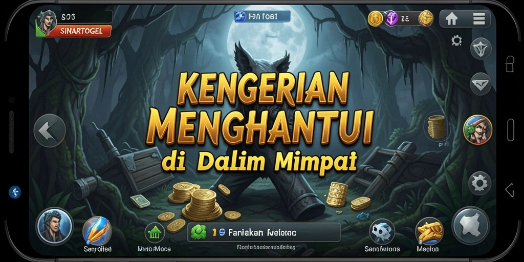 Tampak gameplay SINARTOGEL yang mencekam dengan suasana horror yang mendalam.