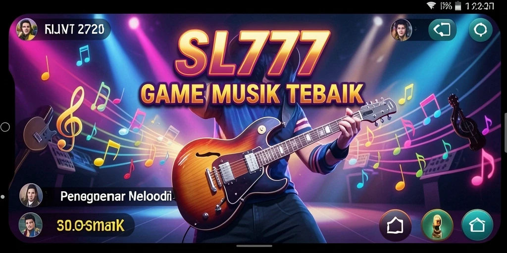 Screenshot gameplay SL777 menunjukkan pemain menikmati serunya permainan musik.