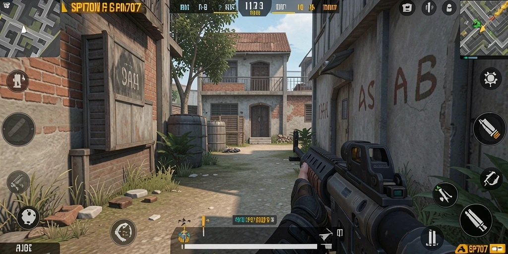 Gameplay SPIN707 menampilkan aksi tembak-menembak yang intens dan mendebarkan.